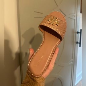 Tory Burch Everly Slide with Rhinestones size 8.5 NIB